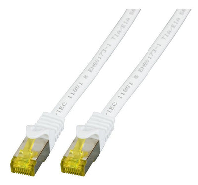 Efb RJ45 Network Cable S FTP, CAT.6A, Lszh, CAT.7 ROHK.,3M, White — image 1
