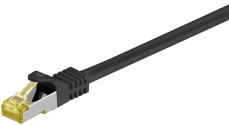 Goobay RJ-45 CAT.7 10M Network Cable S/FTP (s-STP) Black