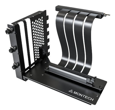 Montech Kit Assembly Vertical Gpu, Cable Vertical PCIE 4.0 Black 20CM Vertical GPU Mounting Kit (b) — image 1