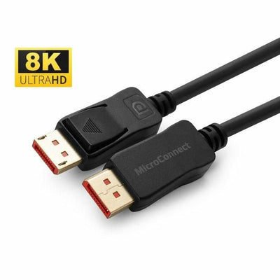 Microconnect MC-DP-MMG-200V1.4 Cable DisplayPort 2M Black — image 1