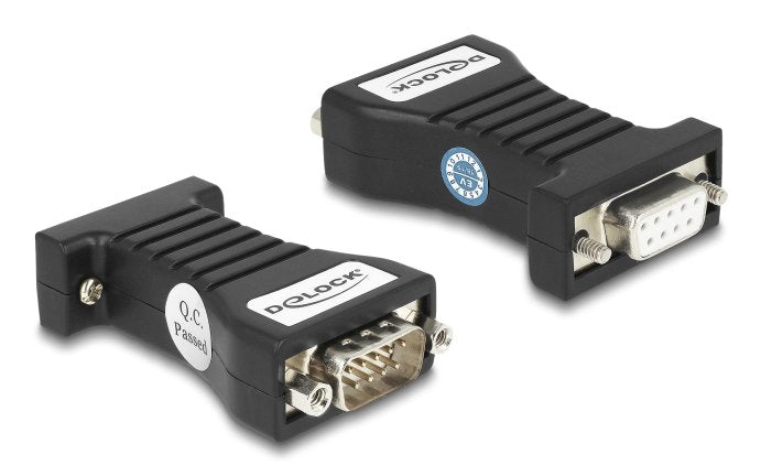 Isolator RS-232 D-sub 9 Connector Female a RS-232 D-sub 9 Connector Male Txd, Rxd, Dtr, Dsr, Gnd Galvanische A
