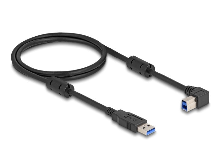 Delock USB 5Gbps Cable Type a Connector Male a Type B Connector Male 90° Derecha Angulado 1M