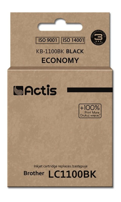 Actis Ink KB-1100BK (reemplazo Brother LC1100BK / 980BK - Standard - 28ML - Black — image 1