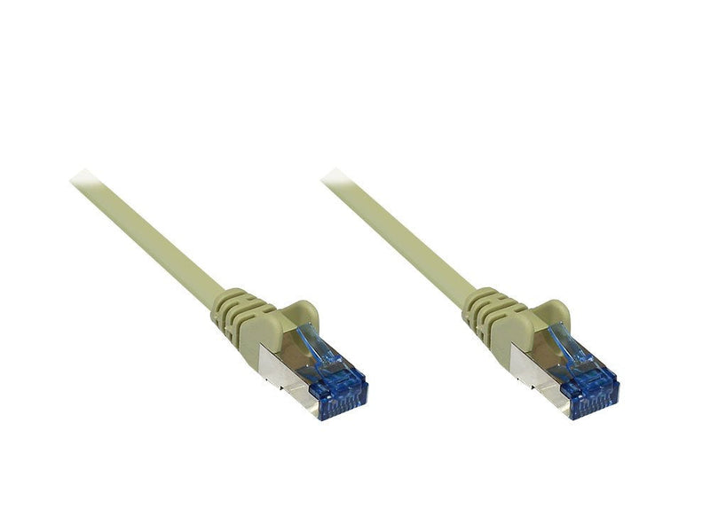 Goodconnections Network Cable With Protector Pestaña, CAT.6A, S FTP, Pimf, Libre Halógenos, 500MHZ, Grey 10M,