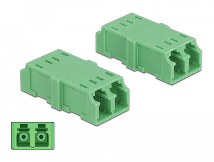 Delock 85924 Adapter Fibre Optic Lc 4 Pieces Green