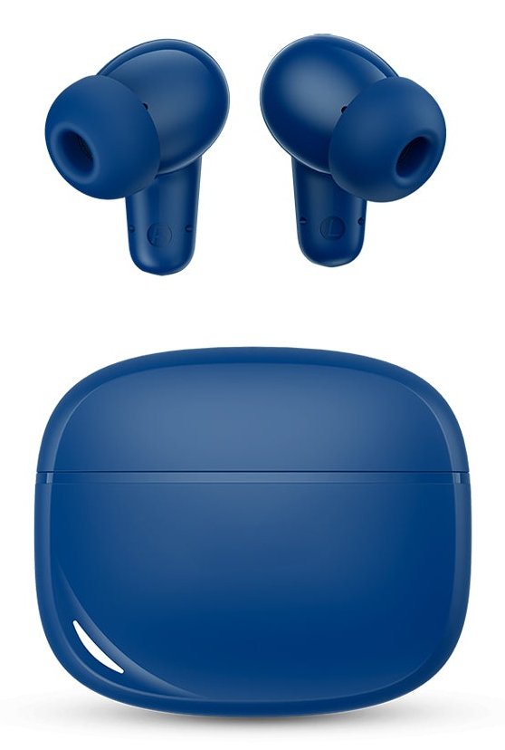 Spc Headphones Bluetooth Boost Buds With Case Charging Battery Life 7.5H Azules