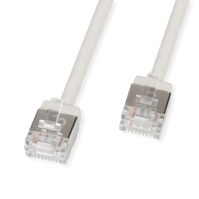 Roline U FTP Datacenter Network Cable CAT.6A (class Ea), Lsoh, Slim, Extra Kurzer Plug Grey 1,5M — image 1