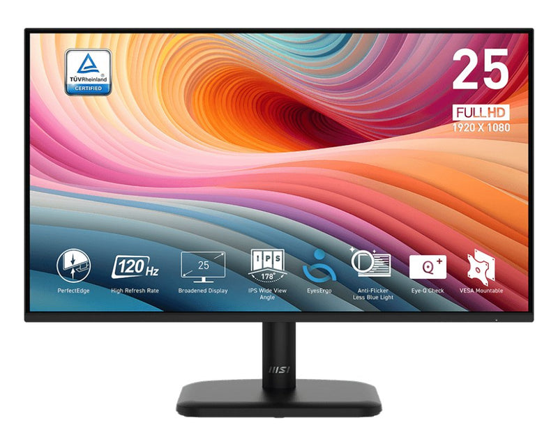 MSI Monitor Pro MP251LDE E2 24.5 62CM IPS 120HZ HDMI Si-ware