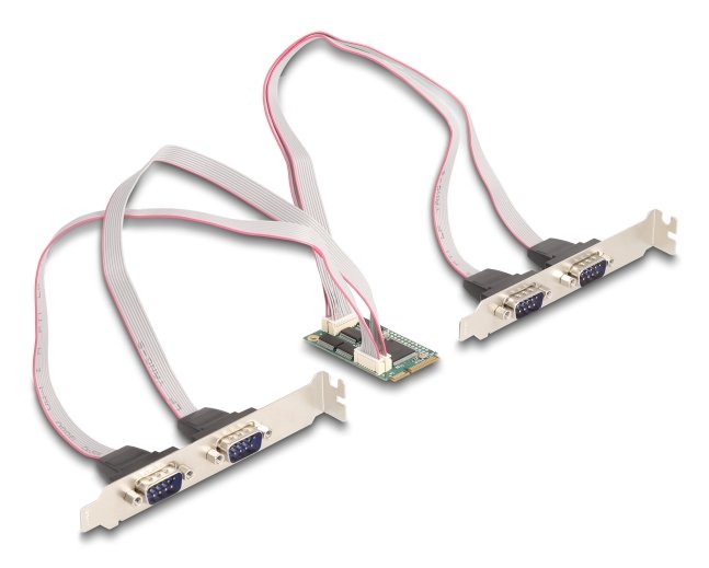 Mini PCIE I Or Full Size 4 X Serie RS-232