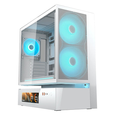 Cougar PC Case Semitorre CFV235 Mesh Vision White — image 1