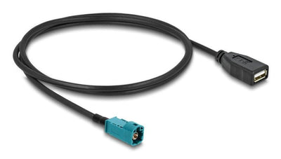 Delock Cable Hsd Z Connector Male a USB 2.0 Type a Connector Female 1M — image 1
