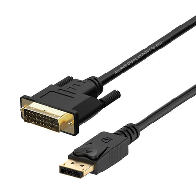 Aisens Cable DisplayPort a DVI - DP/M-DVI/M - 2M - Black — image 1