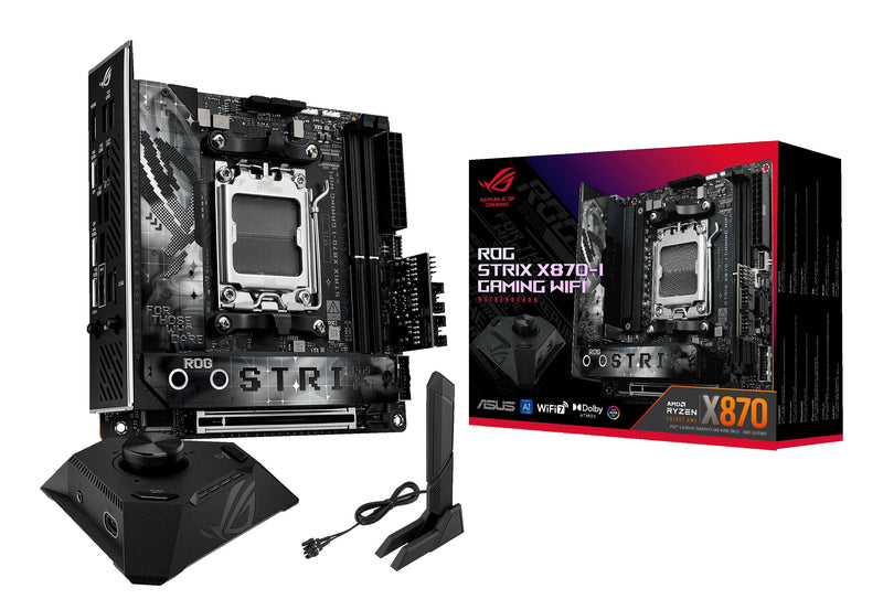 ASUS Rog Strix X870-I Gaming Wi-Fi AMD X870 Zócalo AM5 Mini ITX