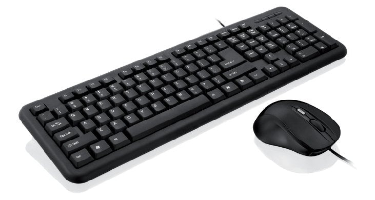 Ibox Keyboard English + Mouse Office Kit Ii USB QWERTY Black