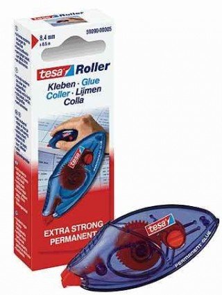 Tesa Roller Adhesive Permanente Desechacle 8,40MM X 8,50M C/Punta Flexible Eco