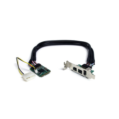 StarTech Card Mini Pci Express Firewire 2 Ports 1394B FW800 1 Port 1394A FW400 MPEX1394B3 — image 1