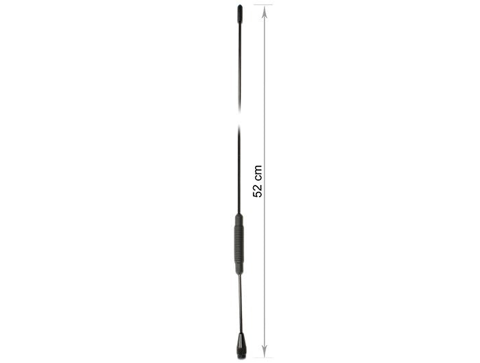 Delock Tetra Bos Antenna 380 - 410MHZ M6 Rosca Indoor 2,5 dBi 51,8CM Omnidirektional Starr Assembly Atornillad