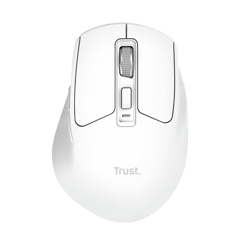 Trust Mouse Wireless Niven Bt/2.4GHZ 7 Buttons 800-3200DPI Rechargeable Colour White