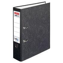 Herlitz Folder Max.file Naturaleza A4 8CM Nube Black Mármol