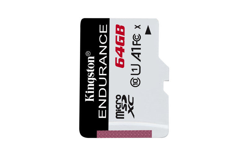 Kingston 64GB Microsdxc Endurance 95R/30W C10 A1 Uhs-i Card Only 64GB, Uhs-i U1 Class 10, 11 X 15 X 1MM