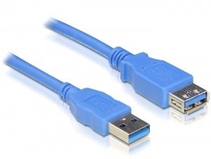 Delock Cable Extensión USB 3.0 Type a Male USB 3.0 Type a Female 5M Blue — image 1
