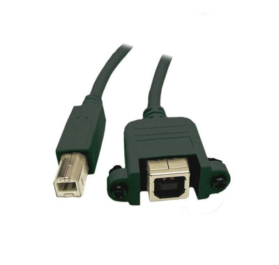 Cable Alcasa USB 2.0 B/B 1.8M USB 1,8M USB B Black — image 1