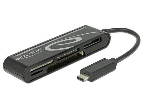 Delock Card Reader External USB 2.0 USB Type-c™ Male 5 Ranuras — image 1