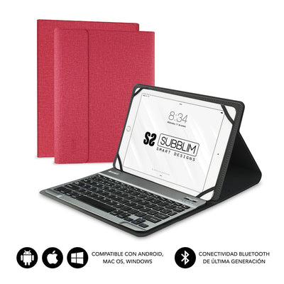 Subblim Case With Keyboard Keytab Pro Bluetooth Network Tablet 10.1'/25.65CM Battery 420MAH Compatible Windows — image 1