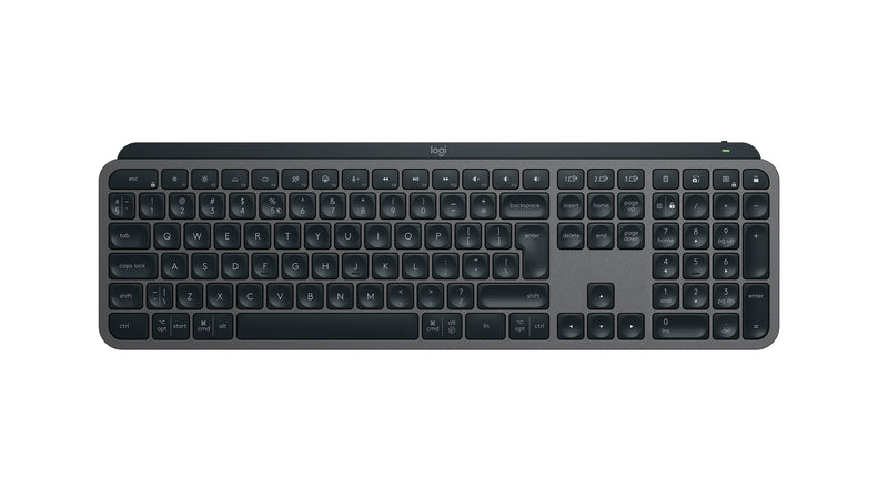 Logitech Keyboard English Mx Keys S RF Wireless + Bluetooth QWERTY Ee.uu. Graphite