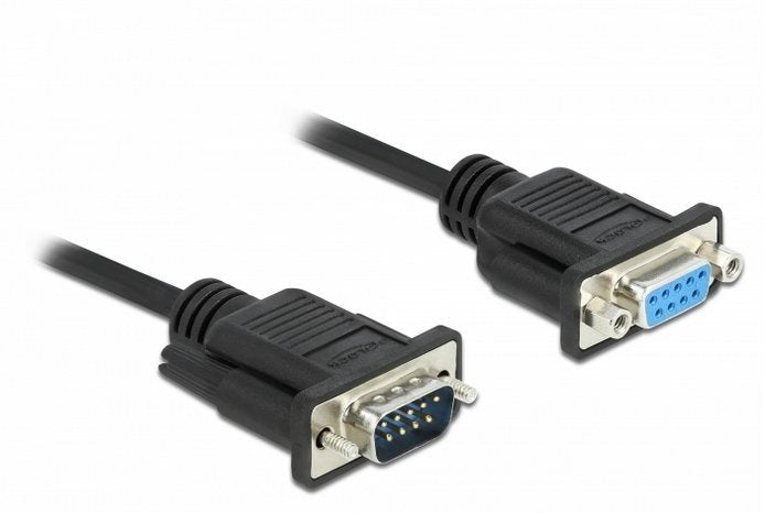 Delock 86598 Cable Serie RS-232 D-SUB9 Male a Female 5M