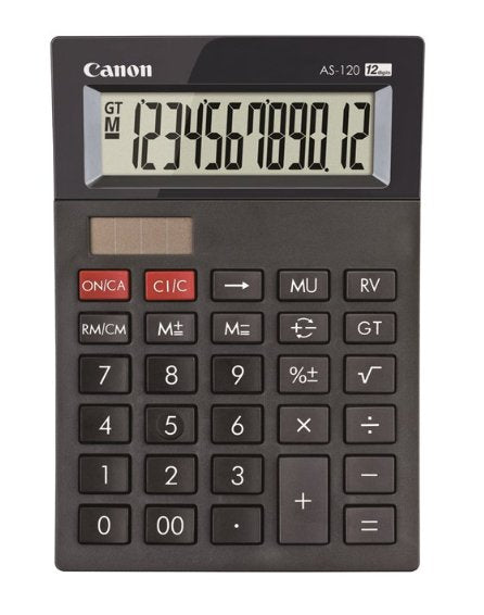 Canon Calculator Bolsillo As 120II Emea Dbl 12 Digitos