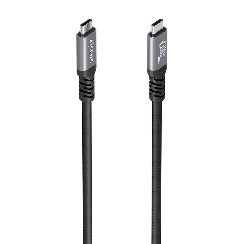 Aisens USB Cable 3.2 Type-c A107-0990 USB Type-c Male USB Type-c Male Up To 100W 10Gbps 5M Black