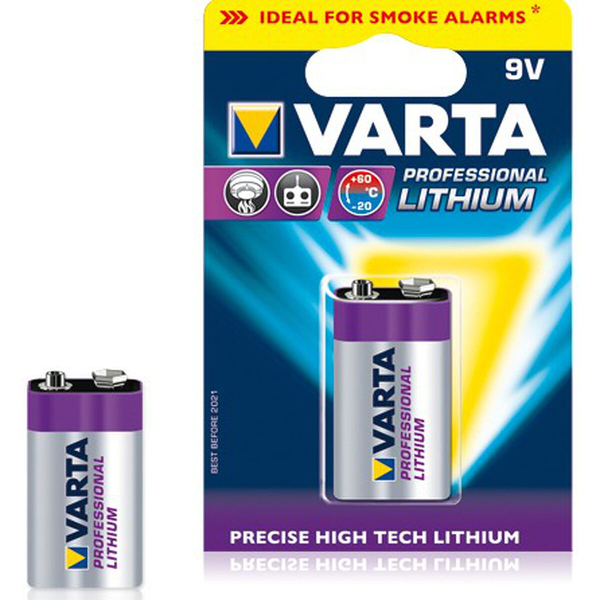 Batteries Varta Ultra Lithium 1200 mAh 9 V