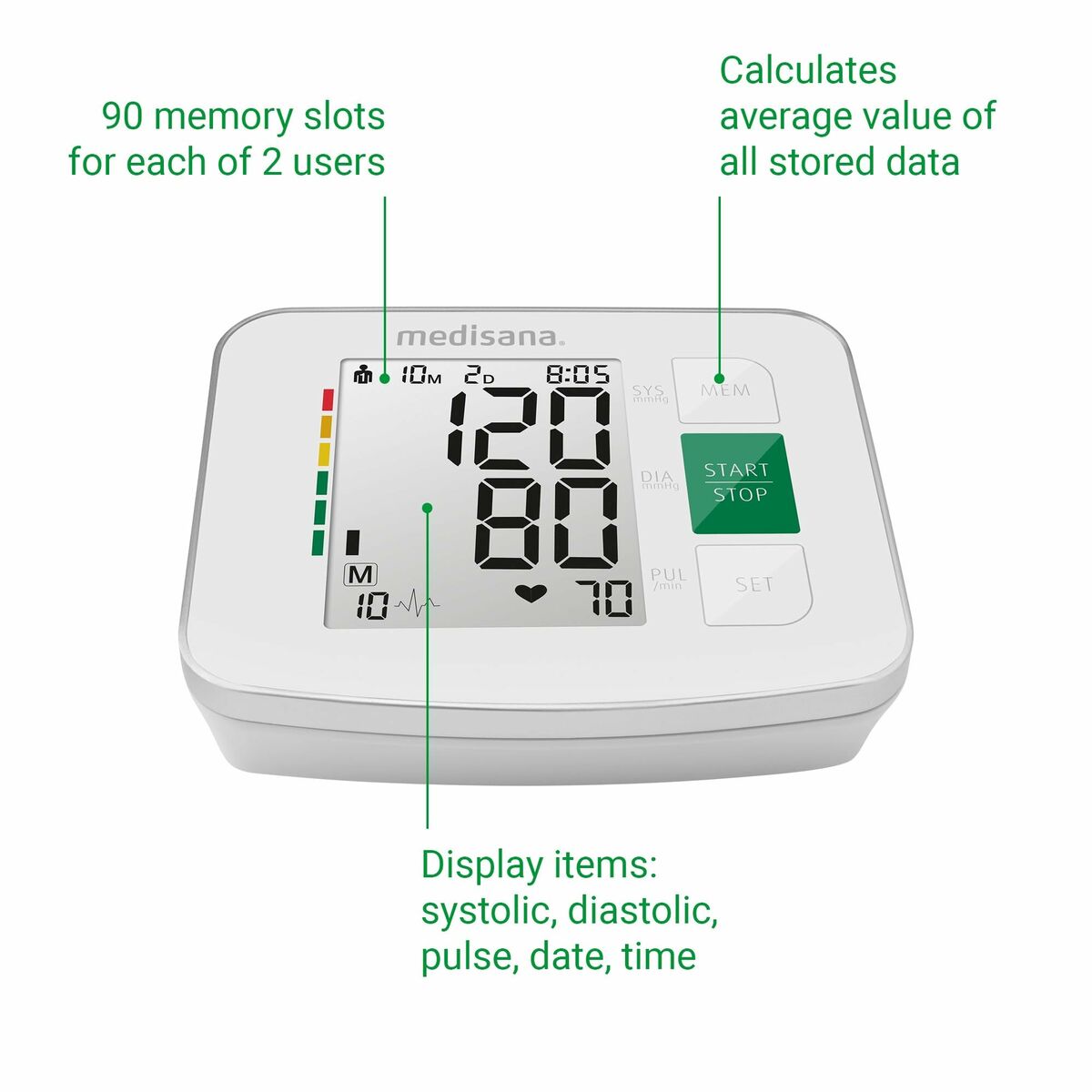 Medisana Arm Blood Pressure Monitor Medisana