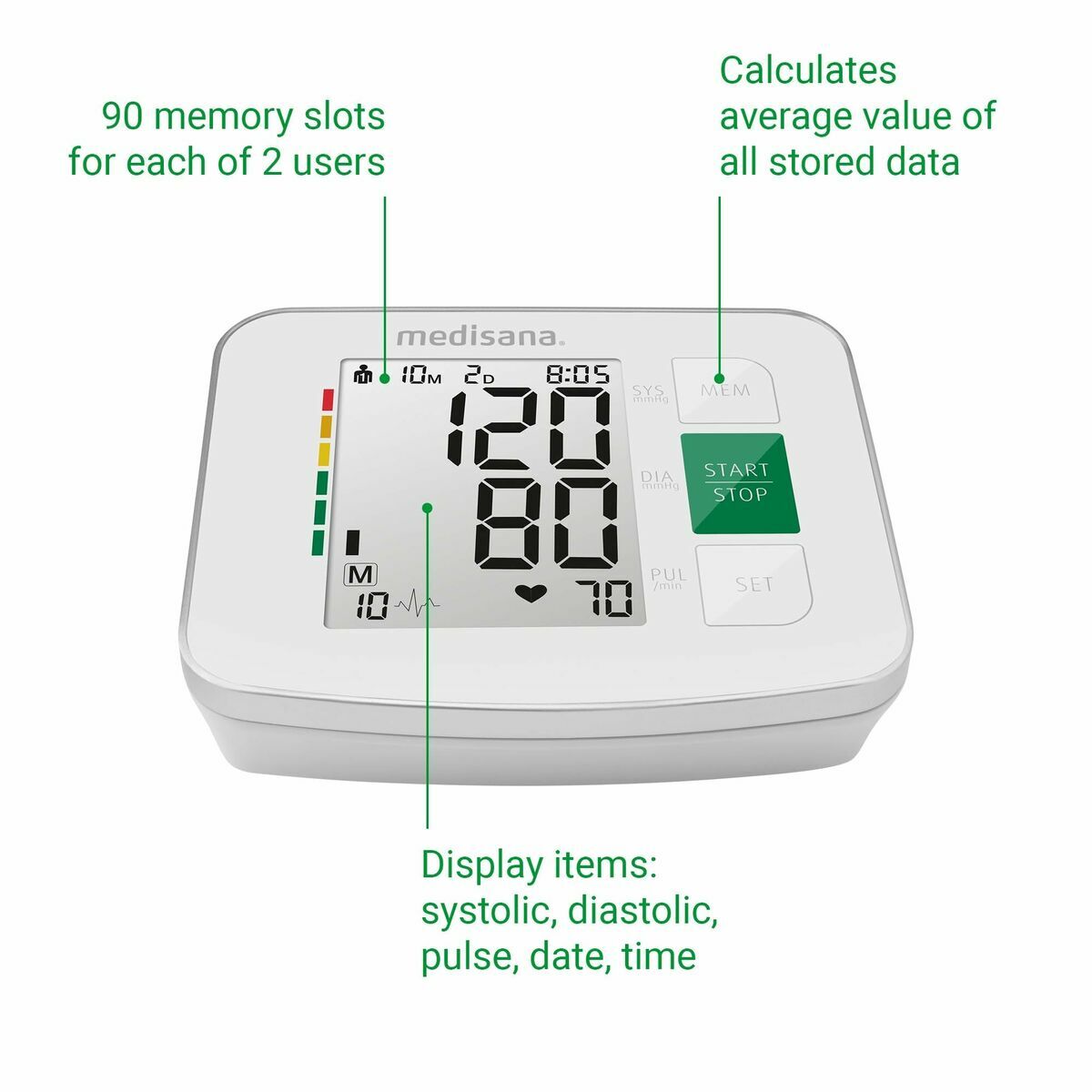 Medisana Arm Blood Pressure Monitor Medisana