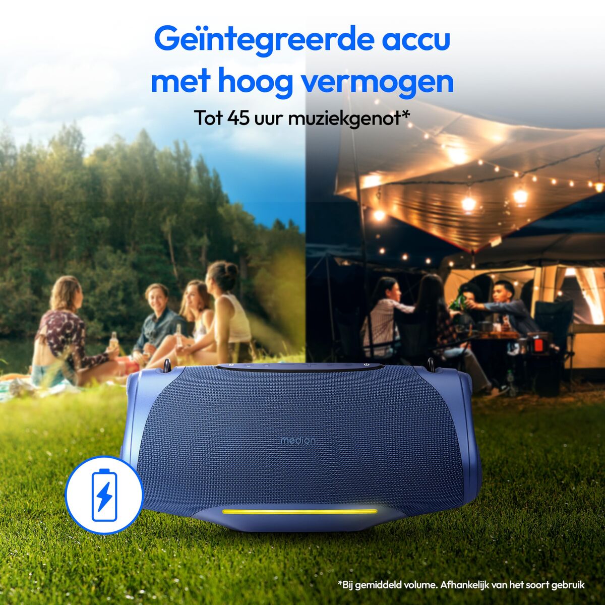 Medion Portable Bluetooth Speakers Medion 50077078 Blue 4 W 50 W