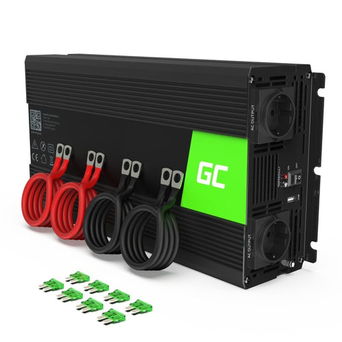 Green Cell Inversor Voltaje Automóvil ® 24V a 230V Sinusoide Puro 2000W — image 1