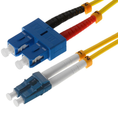 Helos Lwl Network Cable Lc/Sc Duplex 9/125?M OS2 Yellow 10,0M — image 1