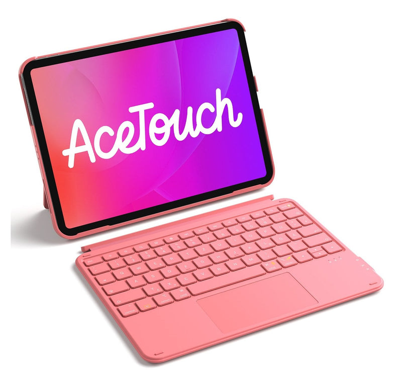 Inateck Keyboard Ace Touch Ipad 11/Air 4-5 Com. Qwertz Red