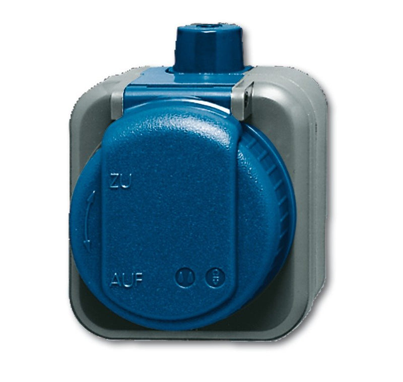 Busch Jaeger Bj 2300EWDI Socket Power M.tapa Abatible Waterproof Busch-duro 2000 Wdi IP66