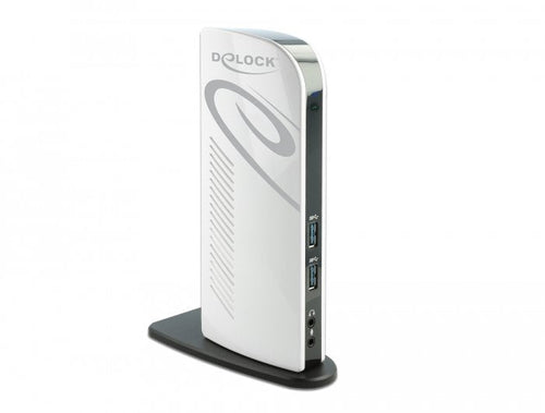 Delock USB Dockingstation Dual HDMI Full-hd / USB 3.2 / LAN / Audio — image 1