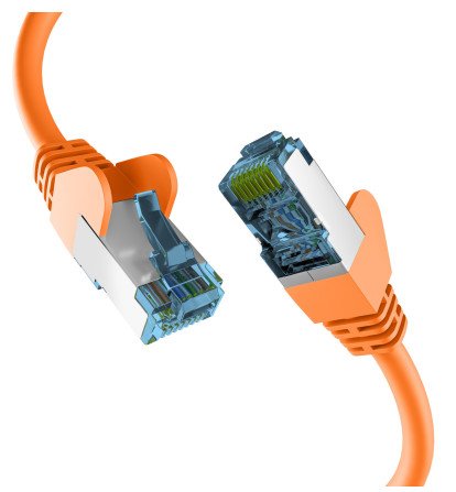 Efb RJ45 Network Cable With CAT.7 Rohcable Orange 50M
