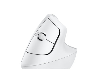 Logitech Lift Mouse Vertical Bluetooth And Wireless USB 4000DPI - 5 Buttons White — image 1