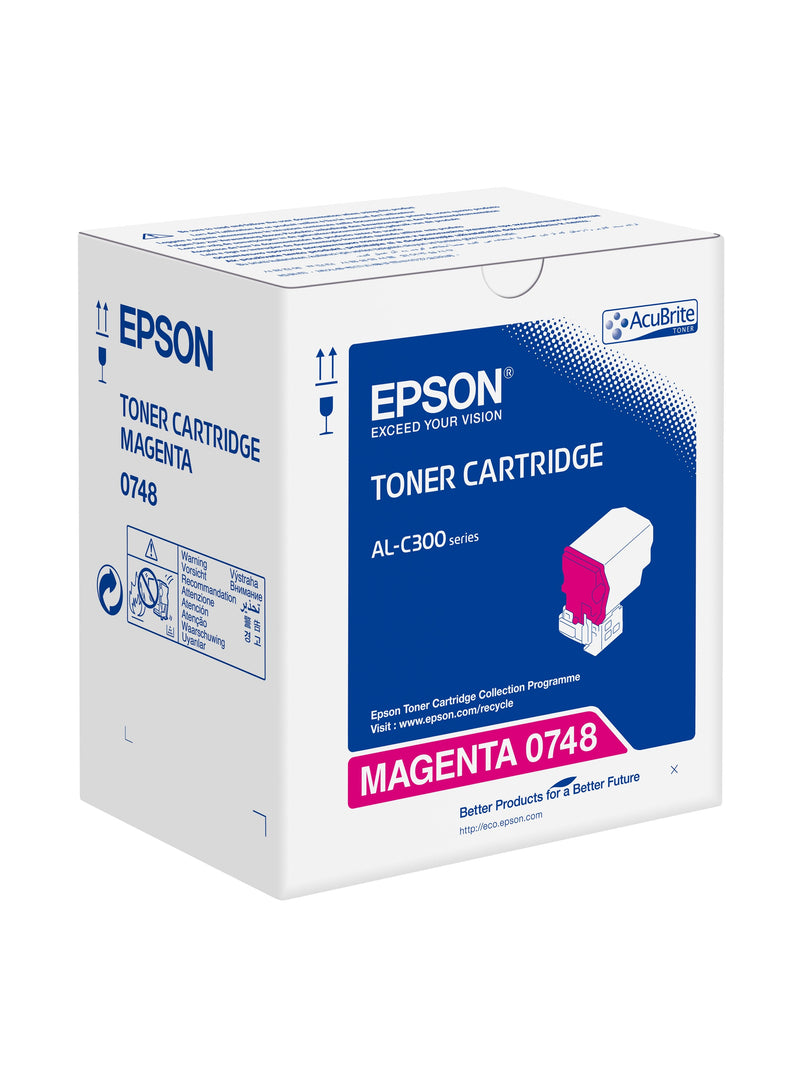 Epson Genuine Toner C13S050748 Magenta 8.8K