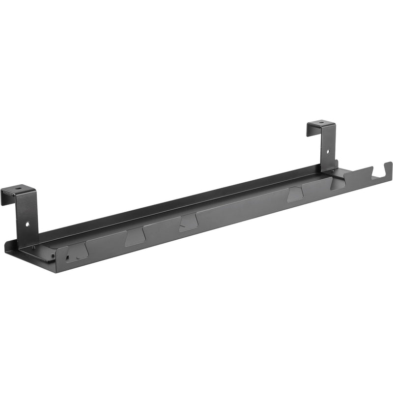 Inline Cable Guía/Shelf Assembly Debajo Desk Black