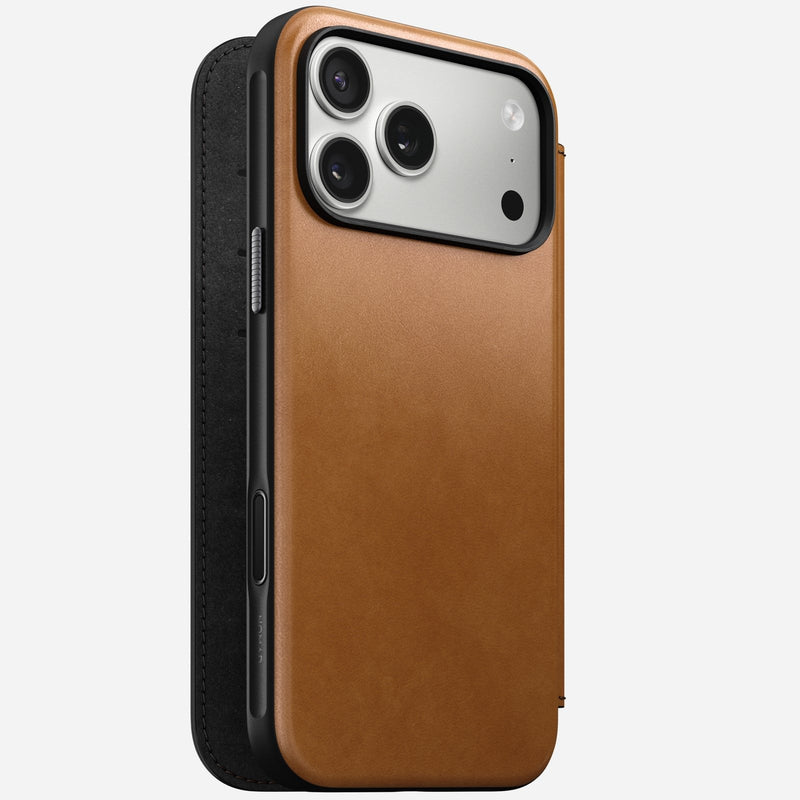Nomad Modern Leather Folio Iphone 17 Pro Max. English Tan