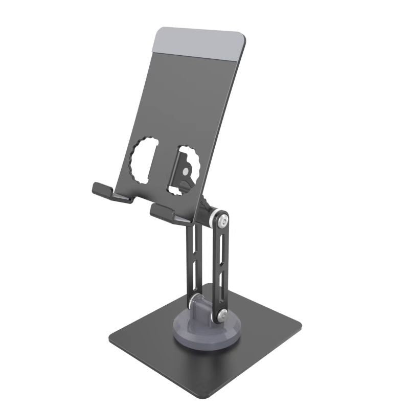 Desktop Aluminum Alloy Tablet And Phone Stand With Rotating And Folding Design