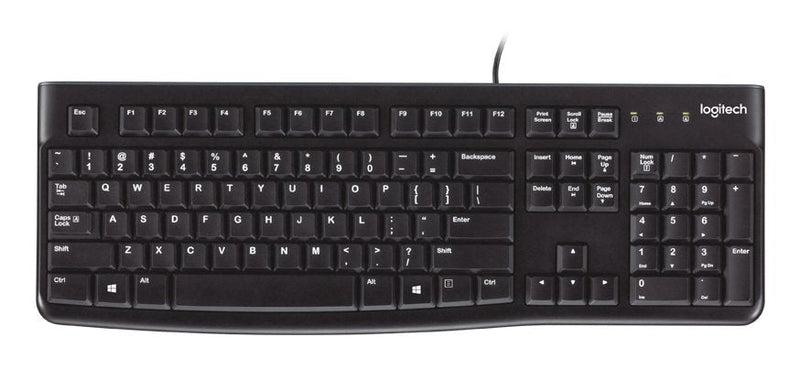 Logitech Keyboard English K120 USB QWERTY Black 920-002501