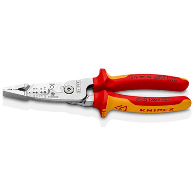 Knipex 13 76 200 Me Pelacable Red Steel Inoxidable, Yellow — image 1