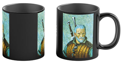 Mug Termoactiva Good Loot Game Art Crónicas The Witcher Geralt & Vincent Van Gogh — image 1